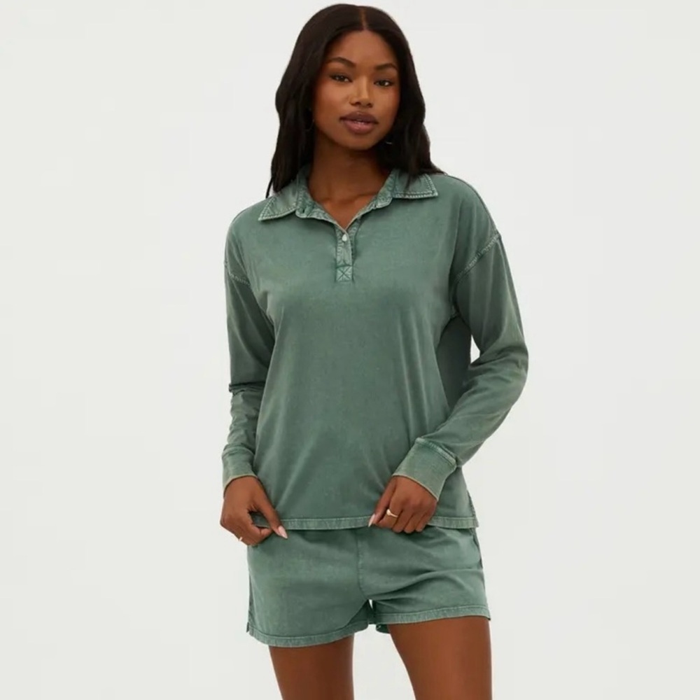 Beach Riot Washed Sage Green Matching Set - Small Bottoms and Medium top